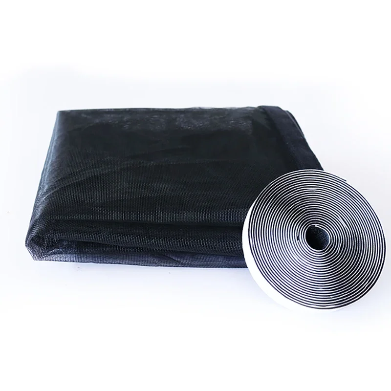 창용 모기장, 모기 방지 창 스크린, 메쉬 방지 곤충 공기 얇은 명주 그물 보이지 않는 검은 유리 섬유 모기 및 파리