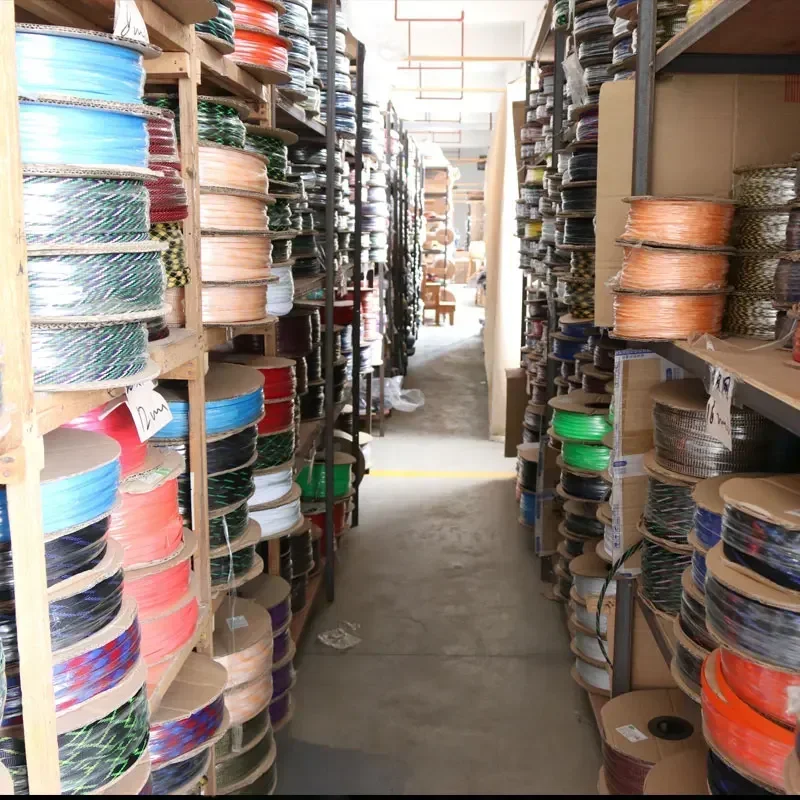 1/5/10M 새로운 꽉 PET 땋은 슬리브 2 4 6 8 10 12 14 16 20 25 30mm 고밀도 절연 케이블 보호 확장 가능한 외장