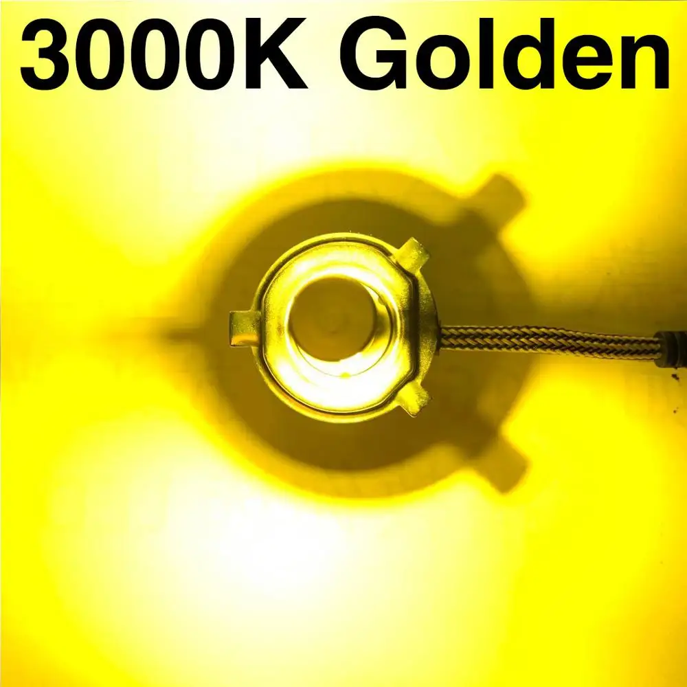 2x H7 LED H11 H4 Hi/Lo H1 H3 H8 HB1 HB3 HB4 HB5 HIR2 H13 H27 9005 9006 자동차 전조등 3000K 6000K 8000K COB C6 자동차 조명