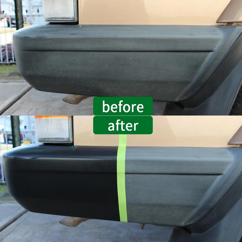 플라스틱 복원제 검정색 광택으로 돌아가기 자동차 청소 제품 자동 광택 코팅 자동차 자세히 Renovator Shiny And Darker!