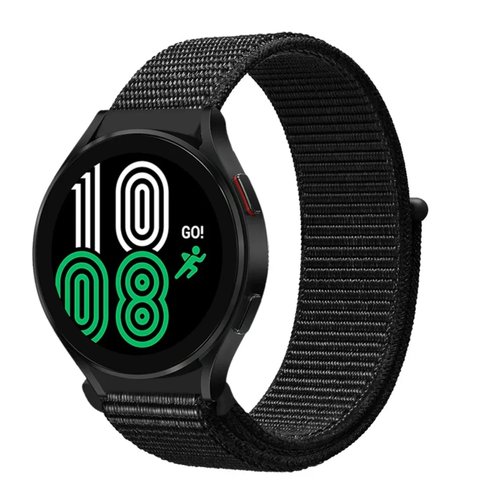 Huawei Watch 4/GT-2-3-Pro/Amazfit GTR/GTS 벨트 용 삼성 갤럭시 시계 3/4/5/6/Gear S3 손목 밴드 용 22mm 20mm 나일론 루프 스트랩