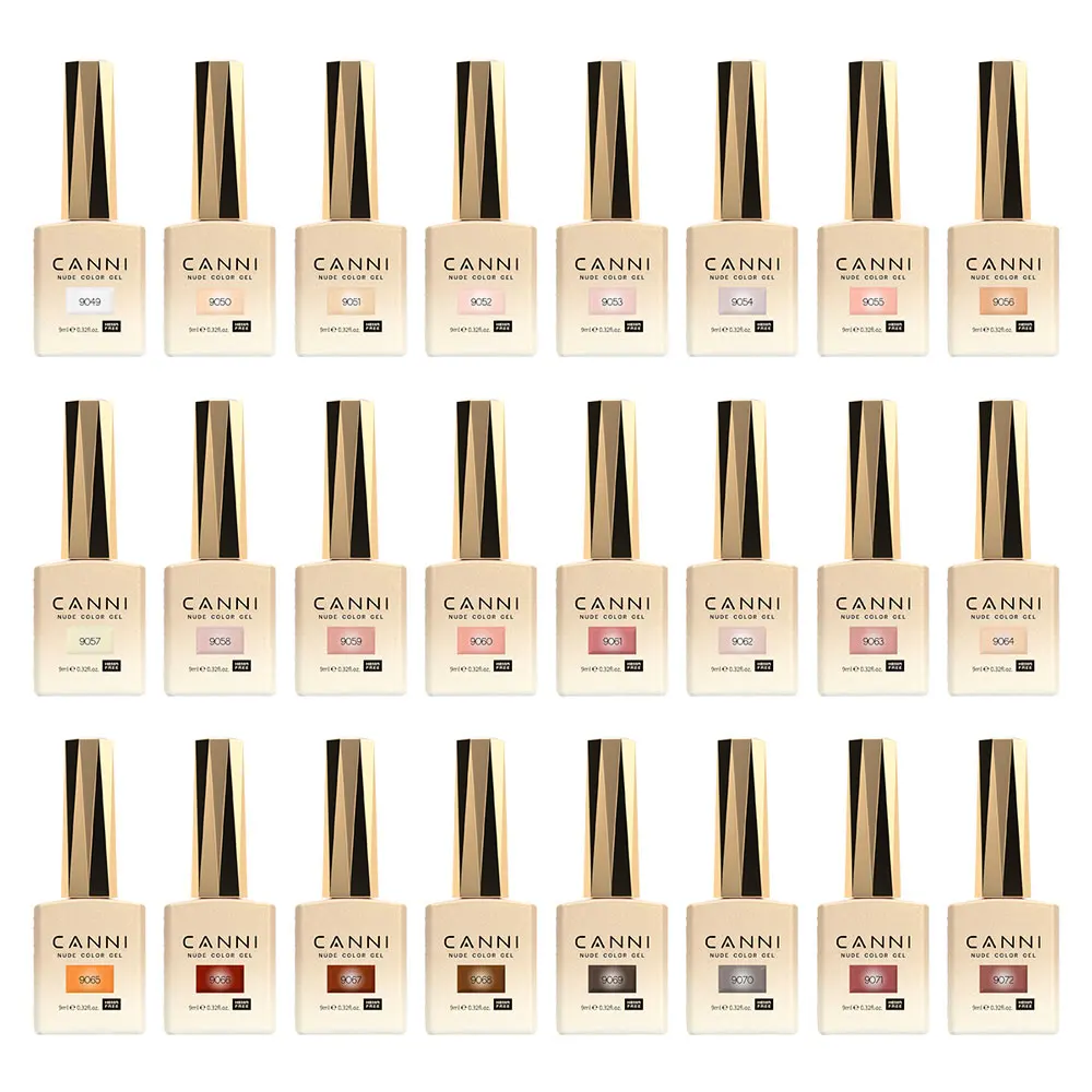 9ml CANNI Venalisa Hema 프리 세미 퍼머넌트 네일 젤 폴리쉬 풀 커버리지 컬러 젤 바니시 오래 지속되는 다이아몬드 템퍼드 탑