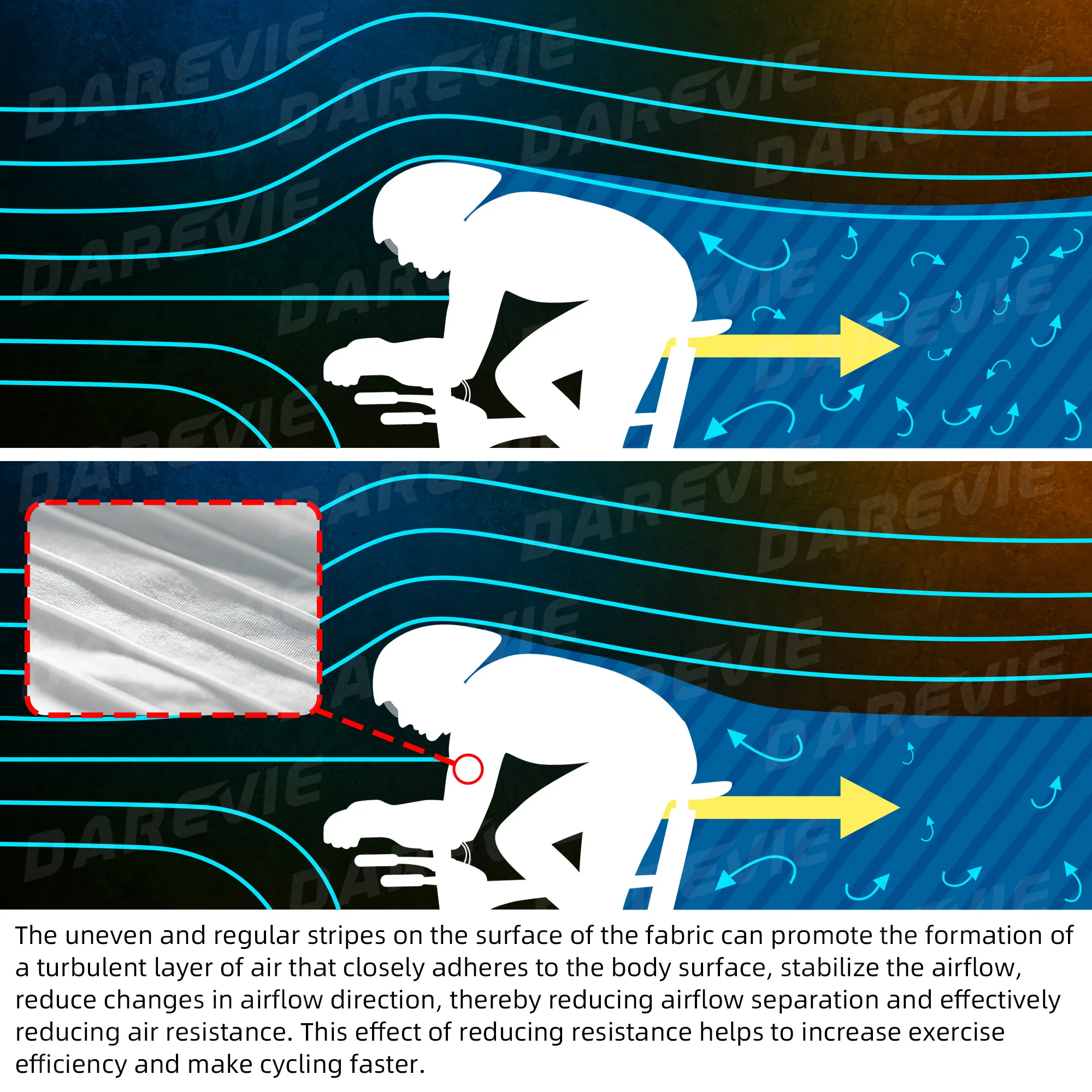 DAREVIE AERO 사이클링 맨 양말 프로 공기 역학 양말 탄성 미끄럼 방지 남성용 사이클링 양말 야외 스포츠 자전거 액세서리