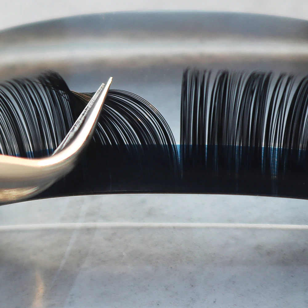 GLAMLASH 믹스 7~15/15-20/20-25mm 수제 한국어 Pbt J/B/C/D/L/LU(M) 컬 속눈썹 연장 천연 소프트 인조 밍크 래쉬