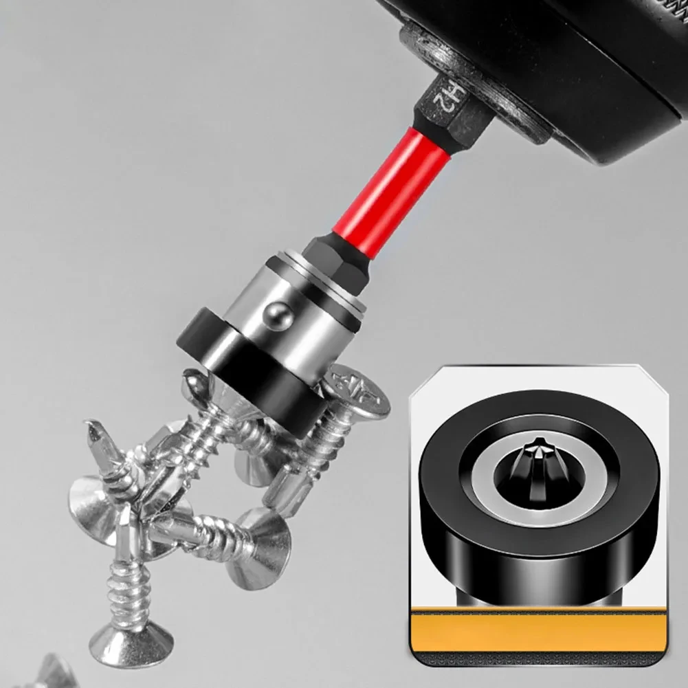 SenNan 포지셔닝 스크루 드라이버 비트 마른 벽에서 나온 나사 비트 50mm 석고 보드 석고 보드 나사 배치 헤드 드릴링 도구 찾기