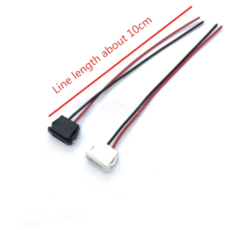 1-10pcs USB 유형 C 2핀 커넥터 잭 여성 유형-C 카드 버클 3A 고속 충전 잭 포트 USB-C 충전기 플러그 소켓