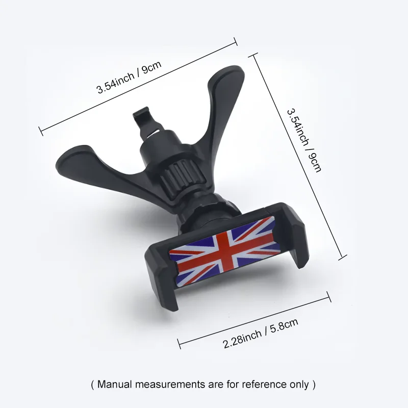 자동차 에어 벤트 아울렛 전화 홀더 미니 쿠퍼 F54 F55 F56 F57 R55 R56 R57 R60 R50 R52 R53 자동차 마운트 액세서리 ﻿