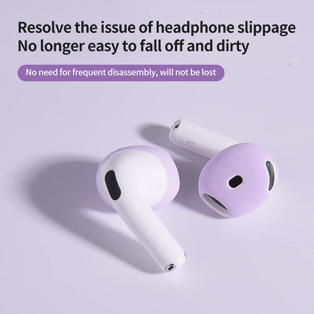 AirPods 4 용 새 커버 4 번째 실리콘 보호 케이스 스킨 커버 Apple AirPods 4 세대 커버 팁 액세서리 용 이어 패드