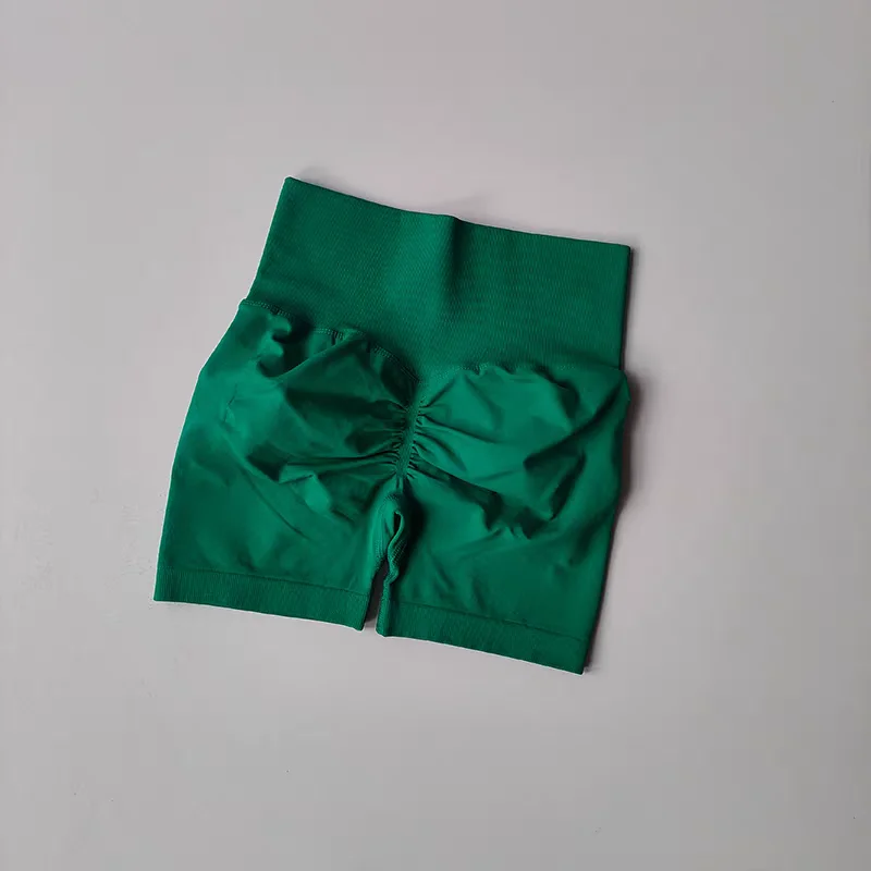 여름 하이 웨이스트 여성 요가 반바지 통기성 피트니스 엉덩이 리프트 스포츠 러닝 반바지 사이클링 푸시 업 운동 체육관 반바지