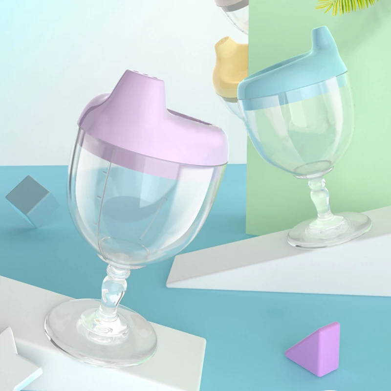 아기 수유 Drinkware 컵 신생아 학습 손 생크 병 실리콘 식기 유아 물병 아기 액세서리 잔