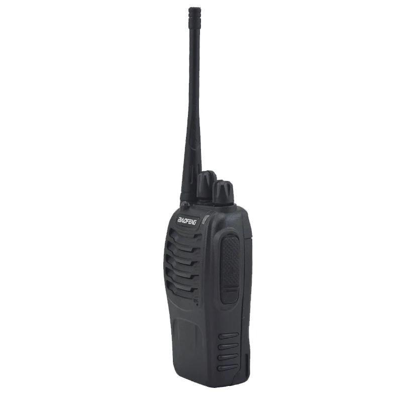 2 개/몫 BAOFENG BF-888S 워키 토키 UHF 양방향 라디오 baofeng 888s UHF 400-470MHz 16CH 휴대용 송수신기 (이어 피스 포함)