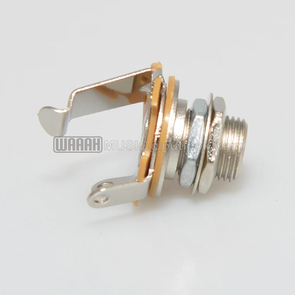 일렉트릭 기타 및 베이스 기타용 1pcs 일렉트릭 기타 입력 잭 1/4 