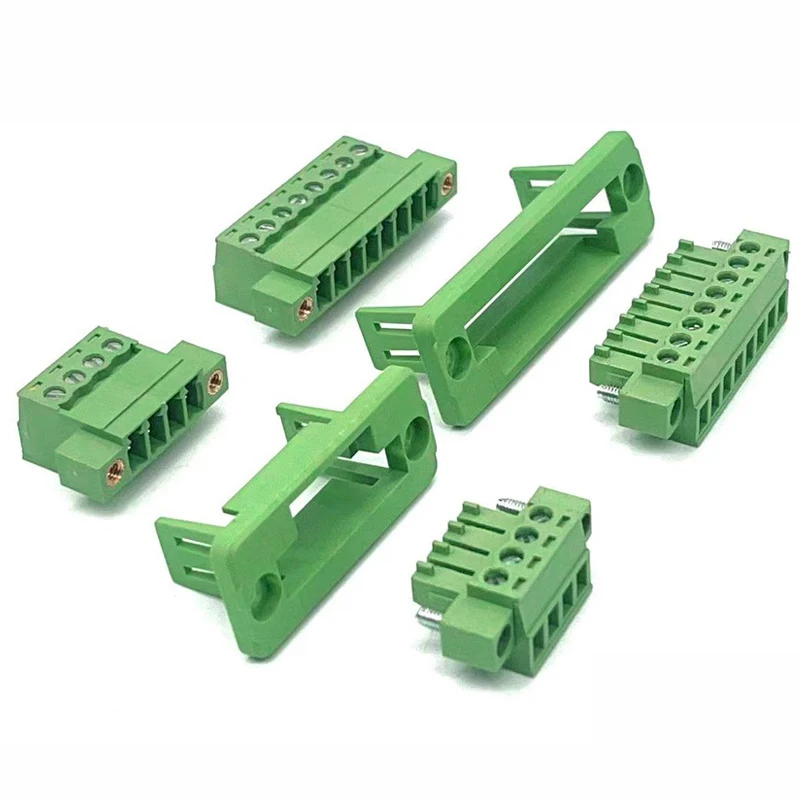 1 세트 15EDGWC 피치 3.81mm 2P/3P/4P/5P/6P/8P/9P 플러그 가능 터미널 블록 커넥터 JM15EDGKM 3.81mm 피치