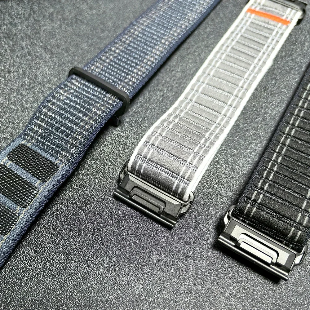 Garmin Fenix ​​E 8 47mm 51mm 7 7X 6 6X 5 5X Plus/Enduro 3/Epix Pro Gen 2 스트랩 팔찌용 QuickFit 22mm 26mm 우븐 나일론 밴드