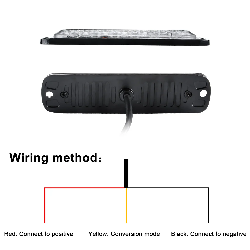 LED 스트로브 라이트, 깜박이는 그릴 조명, 자동차 비상등, 경고등, 경찰 조명, 트럭 스트로브 LED 라이트, 12V, 24V