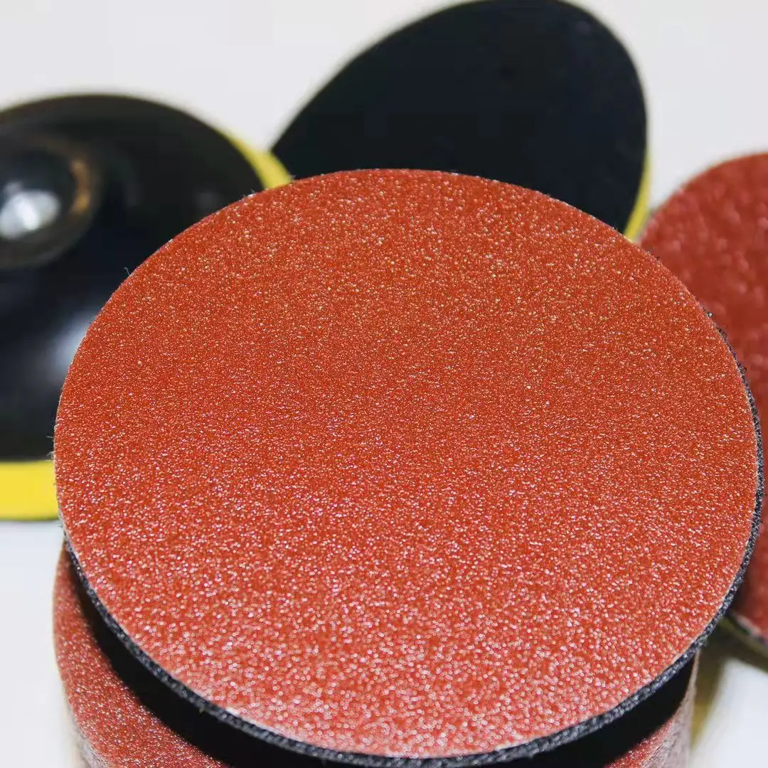 3 4 5 6 7 인치 샌딩 종이 세트 100-125-150-180mm 40-60-80-120-2000 그리드 금속 광택 목공 연마 도구 액세서리