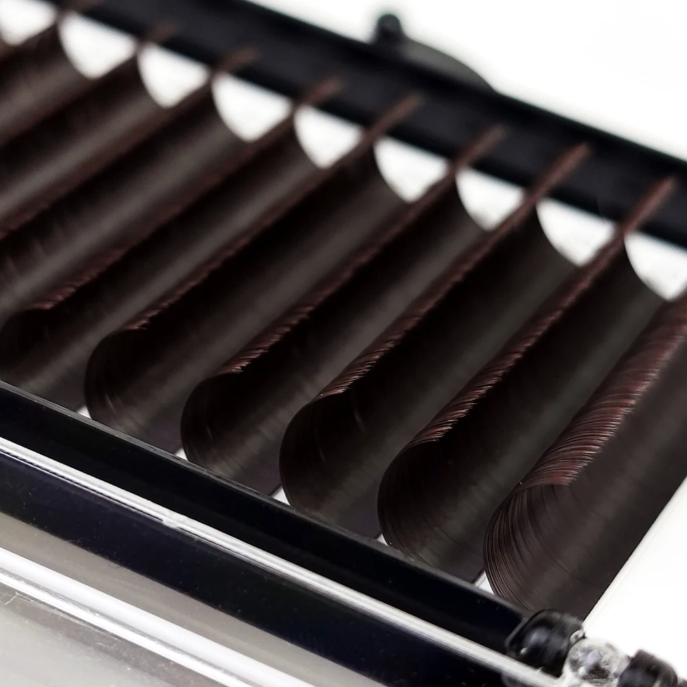 Abonnie Brown 개별 속눈썹 연장 모든 크기 속눈썹 다채로운 프리미엄 클래식 속눈썹