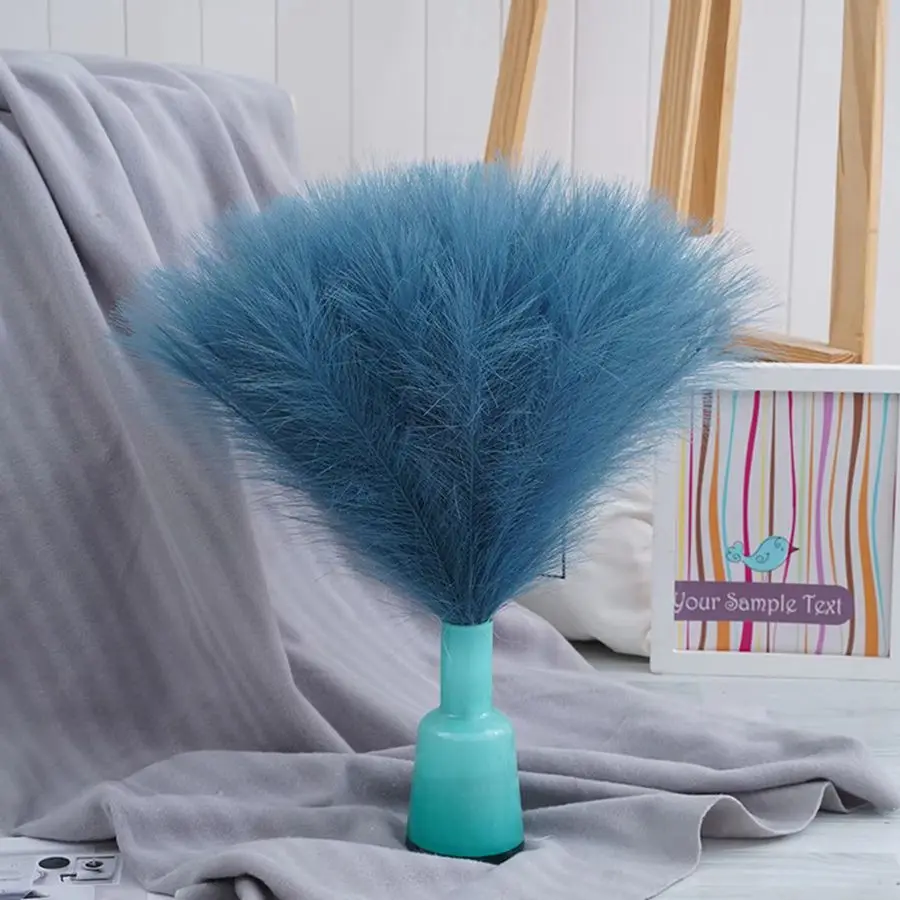 팜파스 잔디 리드 인공 식물 Hotsale 홈 야외 정원 아치 축제 웨딩 신부 꽃다발 DIY 선물 테이블 장식