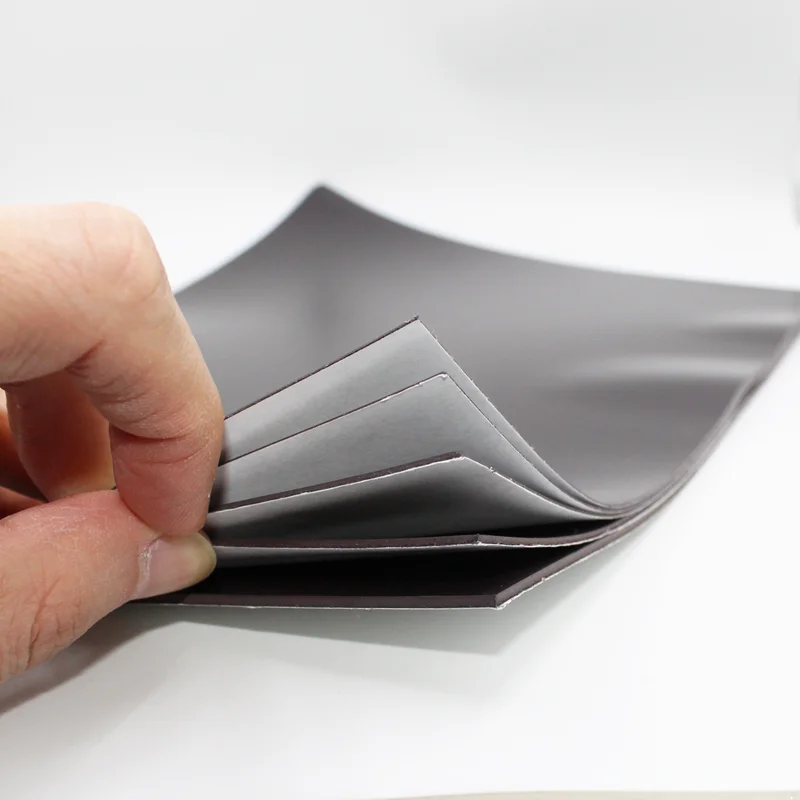 0.5/1/1.5mm A4 자기 접착 자기 시트 스티커 냉장고 용 흰색 자기 매트 사진 그림 절단 냉장고 자석 4A