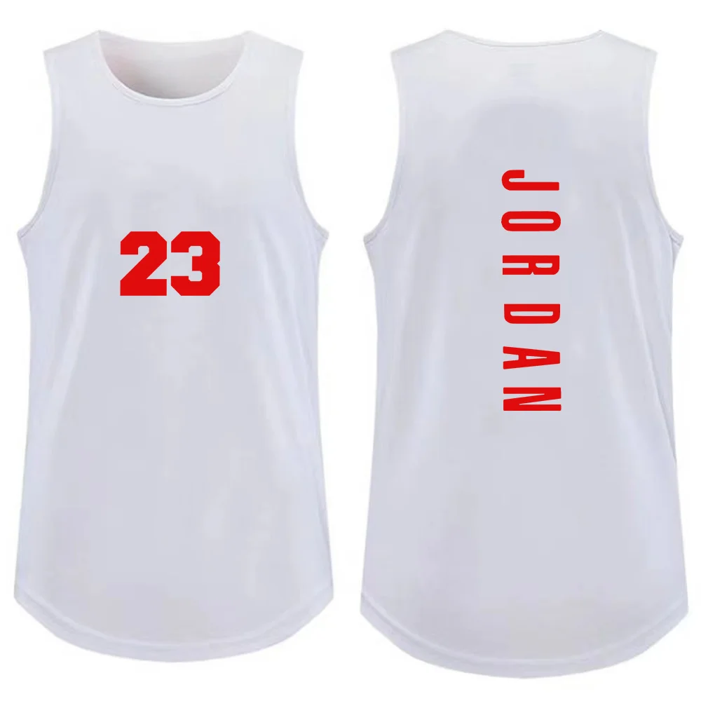 남자 탱크 탑 패션 체육관 티셔츠 남자 캐주얼 통기성 민소매 셔츠 야외 농구 스포츠 조끼 여름 거리 느슨한 티