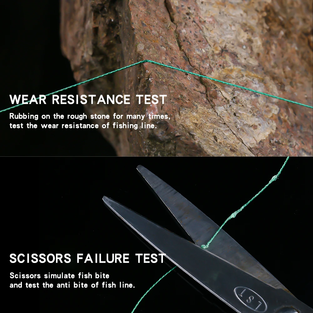 Angryfish 내마모성 100m 4 가닥 땋은 낚싯줄 11 색 슈퍼 PE 라인 강한 강도의 물고기