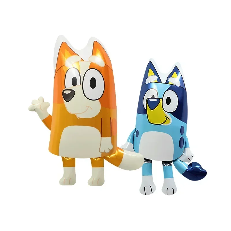 DIY Bluey 빙고 호일 풍선 세트 Blueys 가족 풍선 소녀 소년 만화 풍선 베이비 샤워 생일 선물 파티 장식