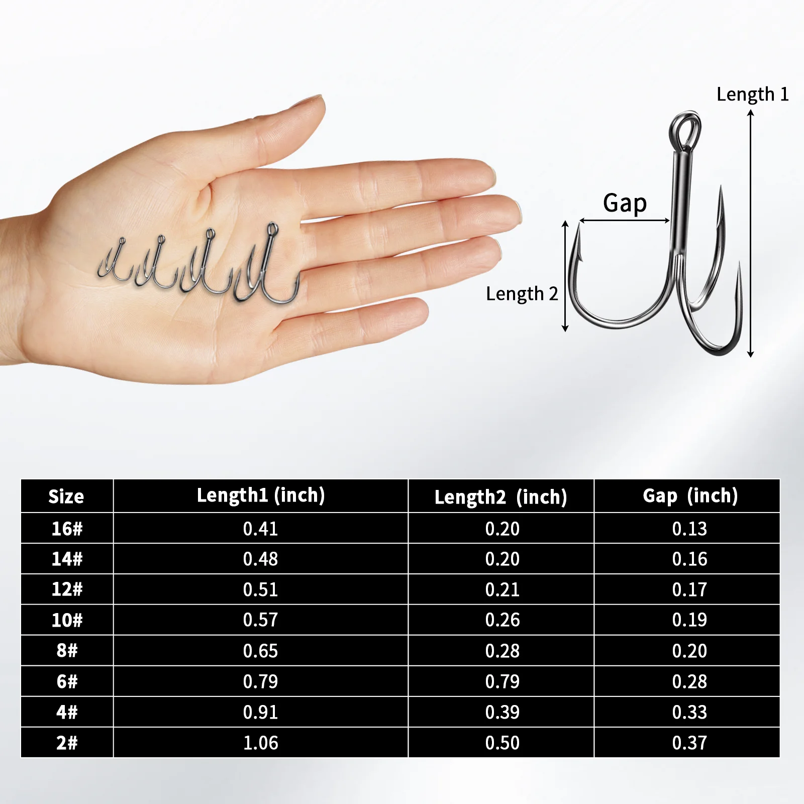 9KM 낚시 트레블 후크 하드 미끼에 높은 탄소강 Brabed 샤프 트리플 후크 낚시 후크 바닷물 낚시 액세서리