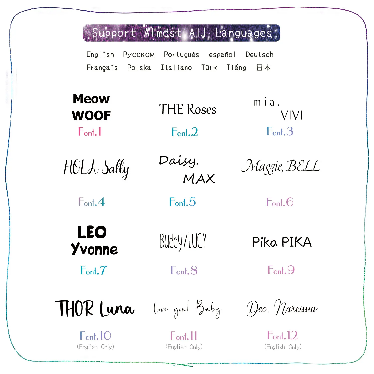 맞춤형 고양이 개 ID 태그 MW007 귀여운 기호가 있는 이름 맞춤형 애완 동물 목걸이용 앞면과 뒷면이 새겨져 있음 분실 방지 금속 참