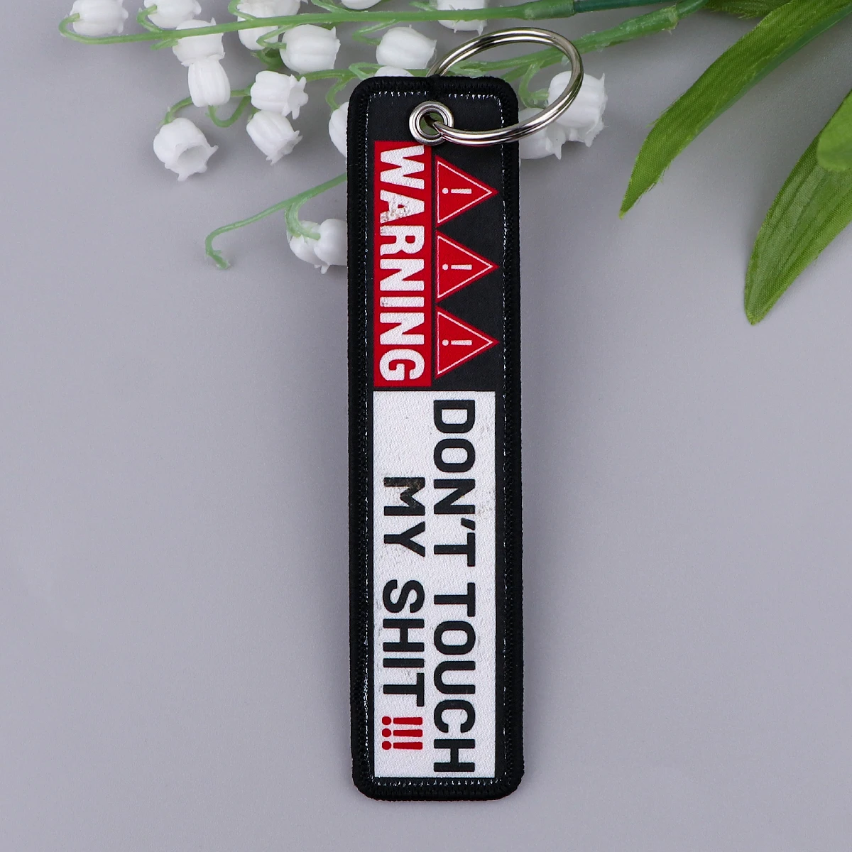 1pcs 컴퓨터 팝업 창 수 놓은 키 태그 오토바이에 대 한 키 체인 배낭 패션 쥬얼리 키 링 액세서리