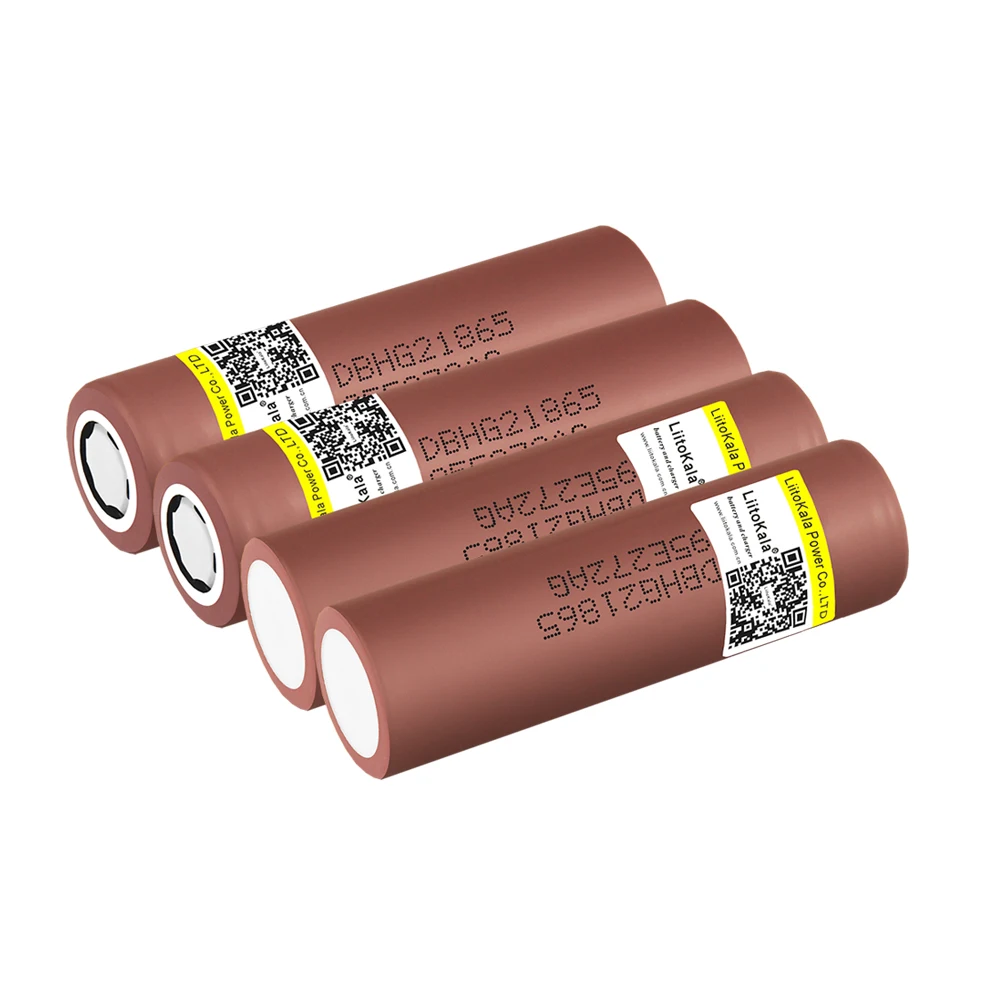 LiitoKala 100% 새로운 HG2 18650 3000mAh 충전식 배터리 18650HG2 3.6V 방전 20A 최대 35A 전원 배터리