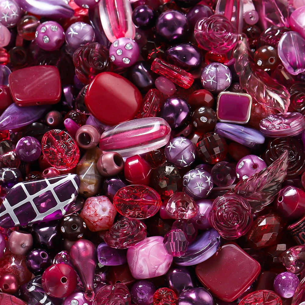 20 그램/몫 혼합 Bowknot 비즈 스타 하트 나비 아크릴 스페이서 구슬 보석 만들기 DIY 팔찌 목걸이 액세서리