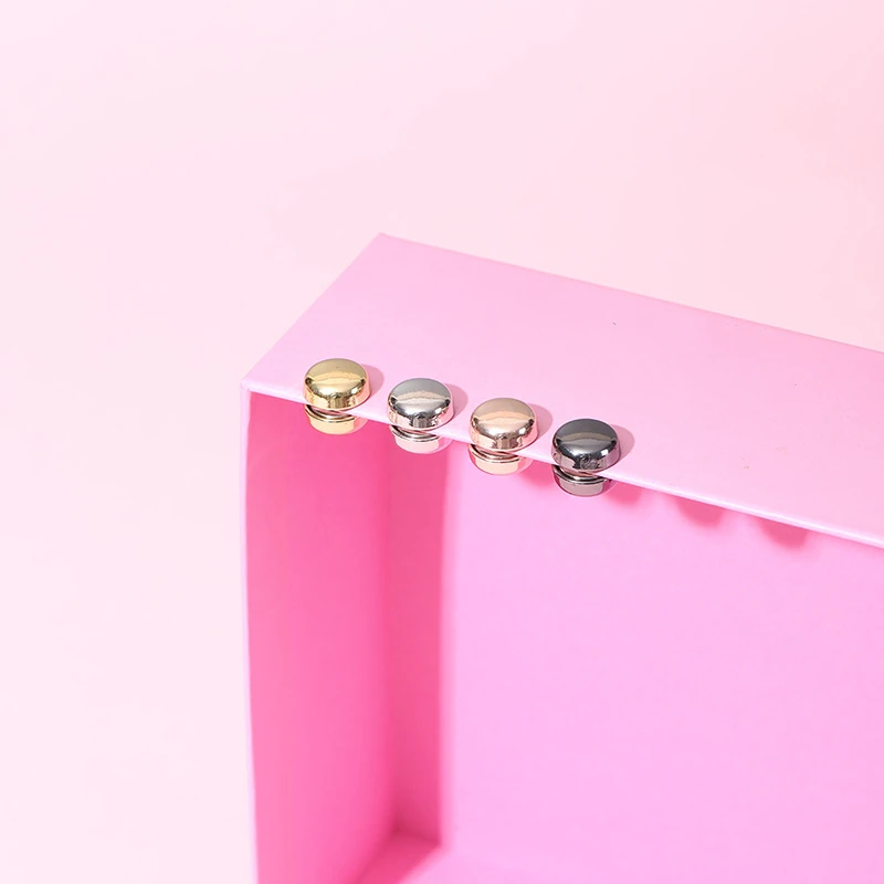 강력한 금속 도금 자기 Hijab 클립 안전 이슬람 스카프 브로치 럭셔리 액세서리 구멍 없음 핀 브로치 자석 여성용 소녀