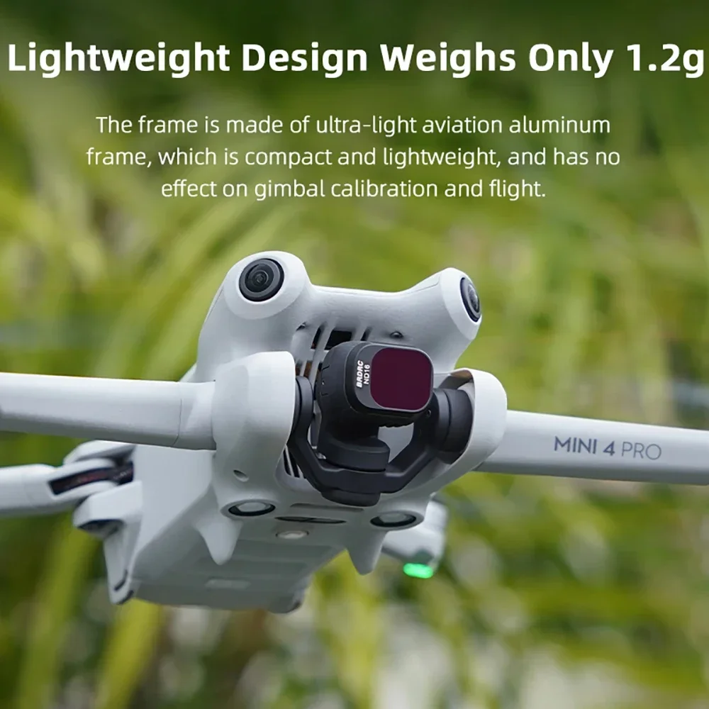 DJI Mini 4 Pro UV CPL ND8/ND16/ND32 ND64 중립 밀도/ND PL 필터 세트 드론 사진 액세서리용 BRDRC 렌즈 필터