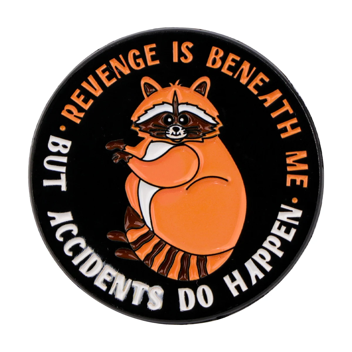 귀여운 너구리 에나멜 핀 재미 있은 따옴표 여성을위한 브로치 배낭에 옷깃 핀 배지 의상 액세서리 동물 쥬얼리 선물