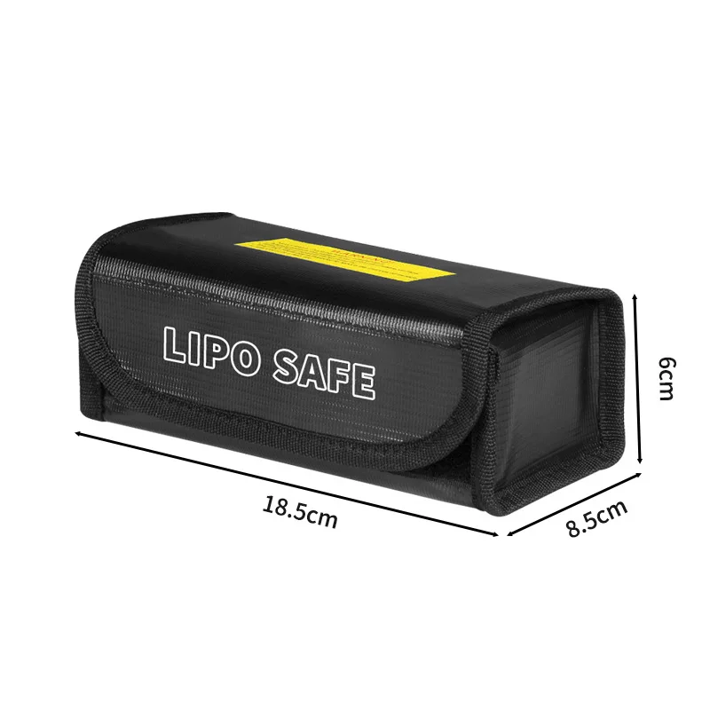 185x75x60mm 정사각형 RC LiPo 안전 가방 배터리 안전 내화 방폭 가드 배터리 보호 RC 장난감 용 충전 자루