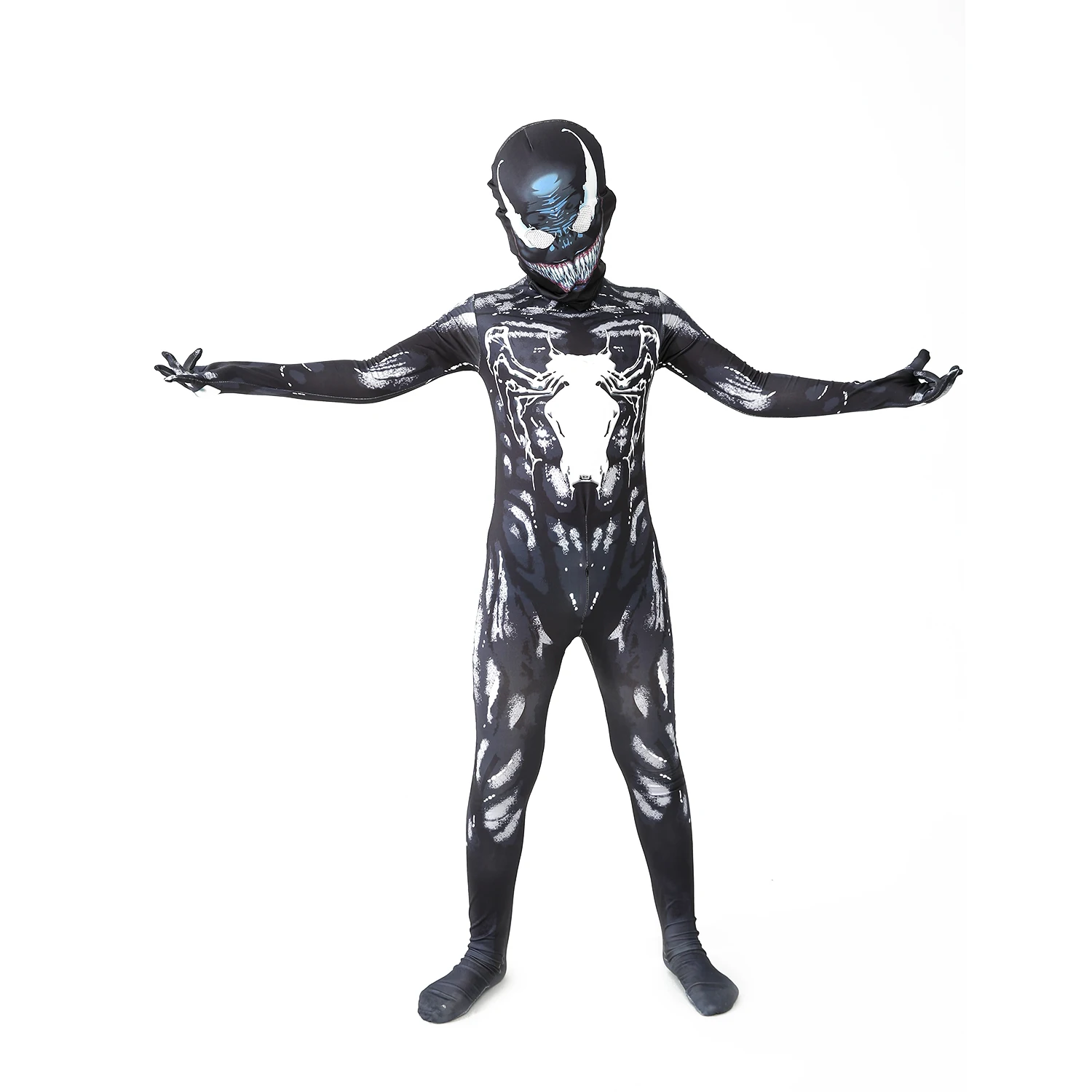 슈퍼 히어로 코스프레 할로윈 의상 forNew venom 의상 아동복 점프 슈트 소년 symbiote spidermancostumes