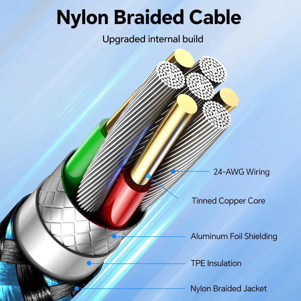 3A USB 고속 충전 케이블 iPhone 14 11 12 13 Pro X XS Max 6 7 8 Plus SE iPad 코드 전화 충전기 데이터 와이어 1/2/3m 10ft