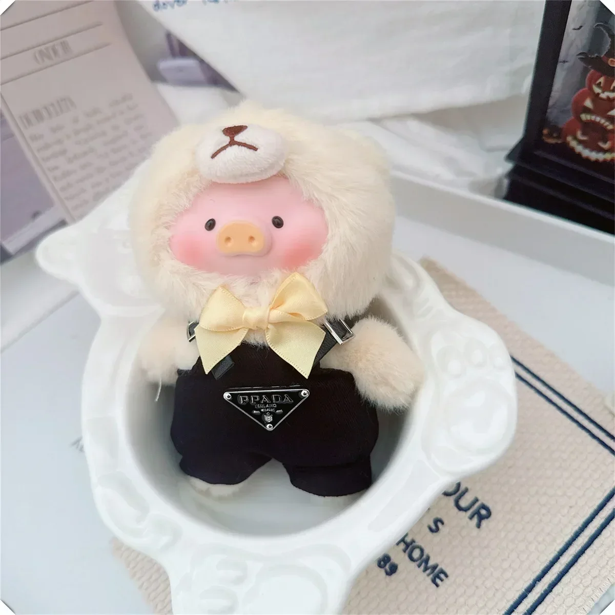 17cm Labubus 미니 인형 옷 복장 모자 옷 신발 Labubu II 인형 액세서리 앉아 파티 게임 장난감을 육성