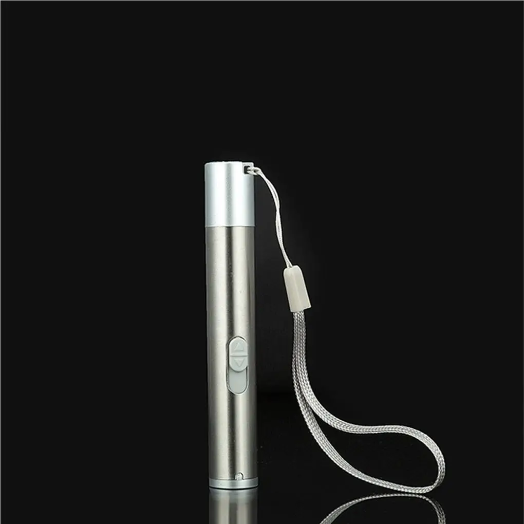 포인터 USB 충전 충전식 3-in-1 손전등 적외선 다기능 UV 교육 조명 선물 애완 동물 훈련