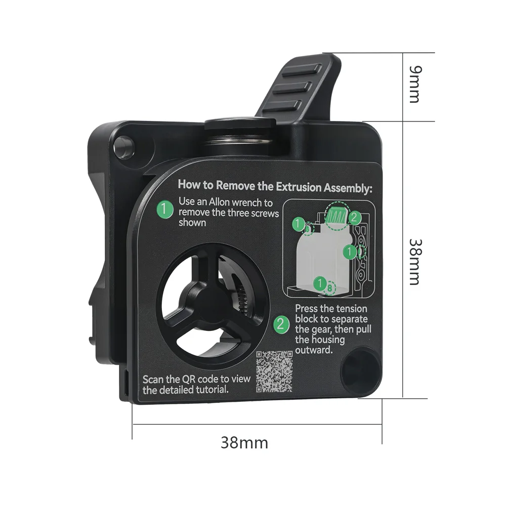 Creality Original K2 Plus K2 Plus 3d 프린터 부품용 압출 전면 쉘 키트 압출 전면 쉘 키트 3d 프린터 액세서리