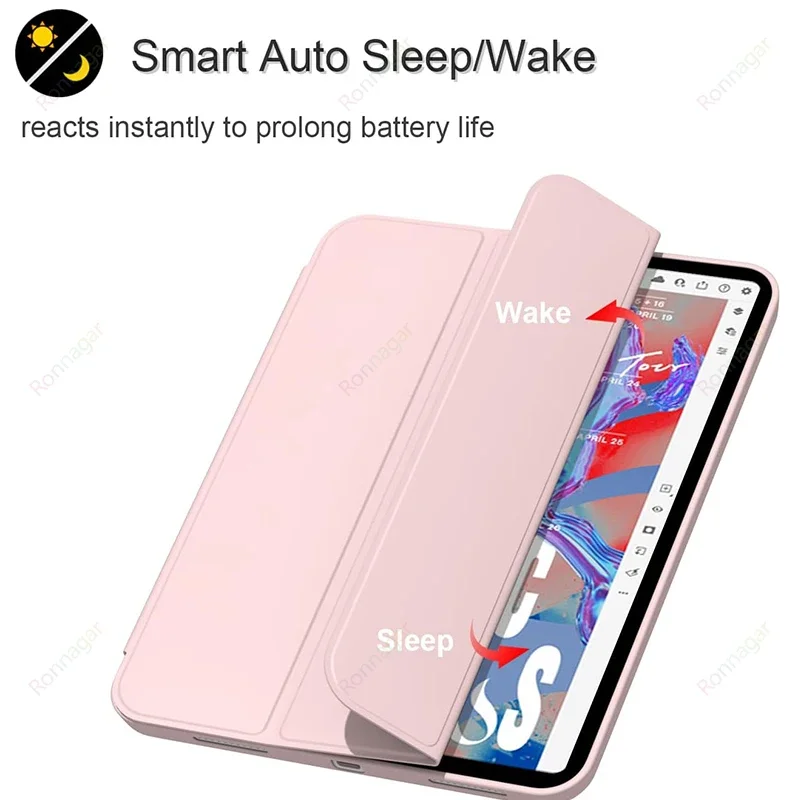 연필 슬롯 Funda 케이스 iPad 10세대 iPad Air11 2025 2024 M3 M2 iPad Pro11 M4 iPad Air4 5 10.9 A16 7 8 9th 10.2 10.5 9.7