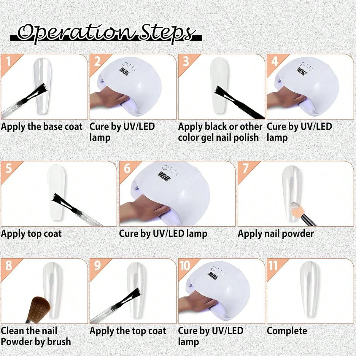 네일 아트에 진주 흰색 마찰 반짝이 먼지 크롬 오로라 노란색 보라색 매니큐어 장식 거울 인어 네일 파우더 안료