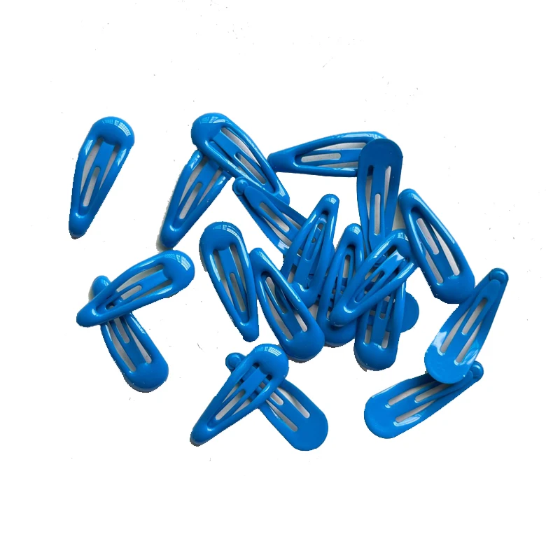 20 개/몫 3cm 어린이 귀여운 다채로운 물방울 모양 BB 헤어 클립 어린이 모자를 쓰고 있죠 소녀 사랑스러운 머리핀 DIY 헤어 액세서리