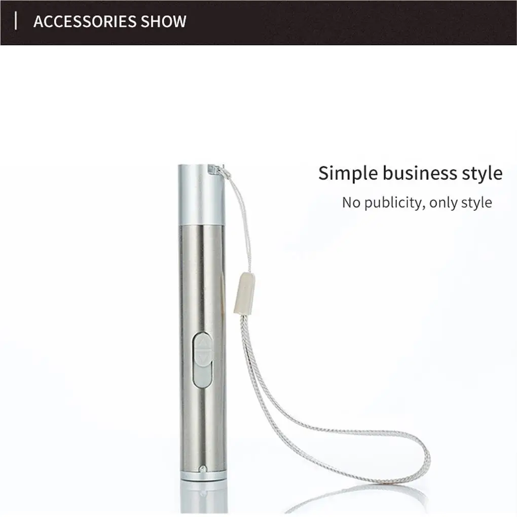 포인터 USB 충전 충전식 3-in-1 손전등 적외선 다기능 UV 교육 조명 선물 애완 동물 훈련