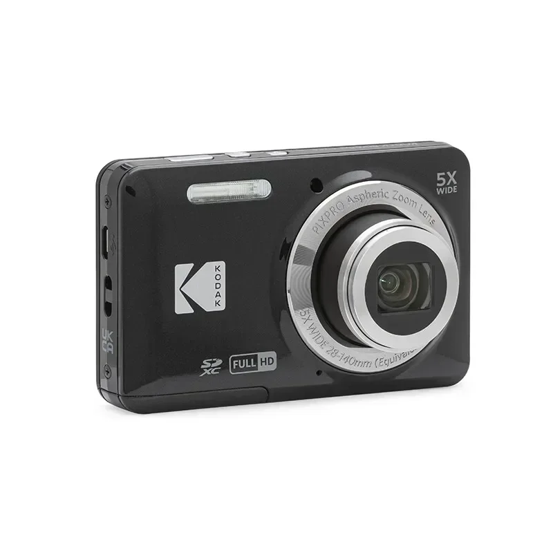 KODAK PIXPRO FZ55-RD 16MP 디지털 카메라 5X 광학 줌 28mm 광각 1080P 풀 HD 비디오 2.7