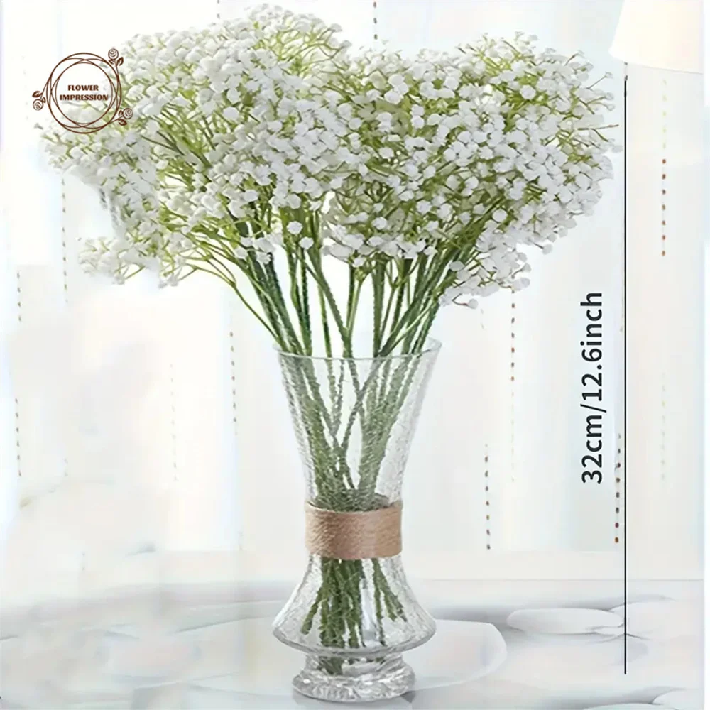 30pcs 인공 아기의 호흡 꽃 진짜 터치 Gypsophila 결혼식 신부 약혼 홈 장식 룸 장식에 적합