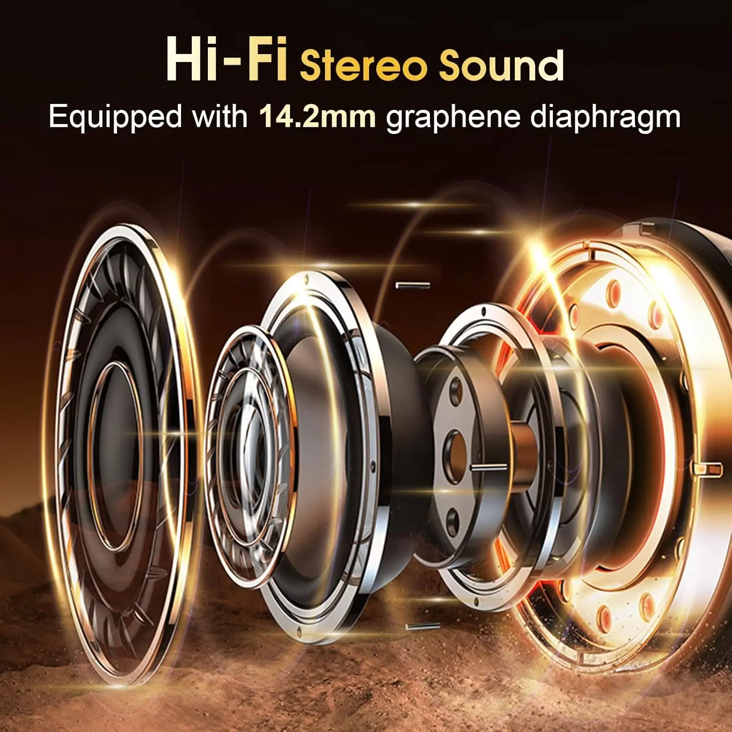 TWS 스포츠 이어 버드 블루투스 5.4 HIFI베이스 무선 헤드폰 LED 터치 핸즈프리 이어폰 소음 차단 방수 헤드셋
