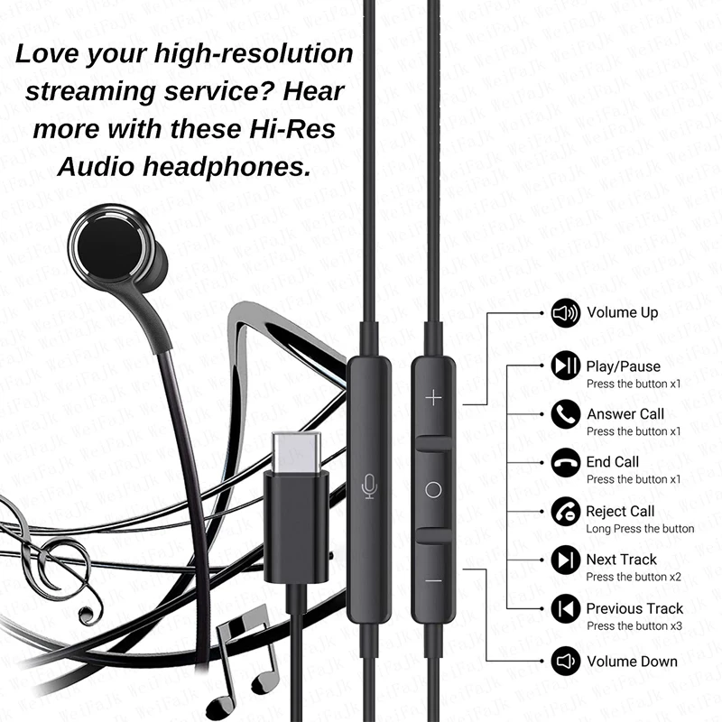 삼성 갤럭시 S23 S21 S22 Ultra Plus 3.5 mm 이어 버드 이어폰 A54 A53 A53 액세서리 용 원래 C 유선 헤드폰