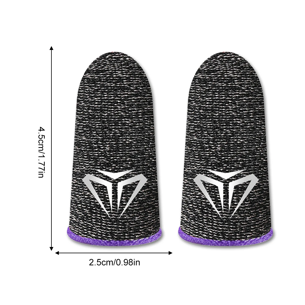 PUBG 게이머를위한 10pcs 모바일 게임 손가락 끝 장갑 Sweatproof Anti-slip 터치 스크린 손가락 슬리브 통기성 게임 손가락 커버