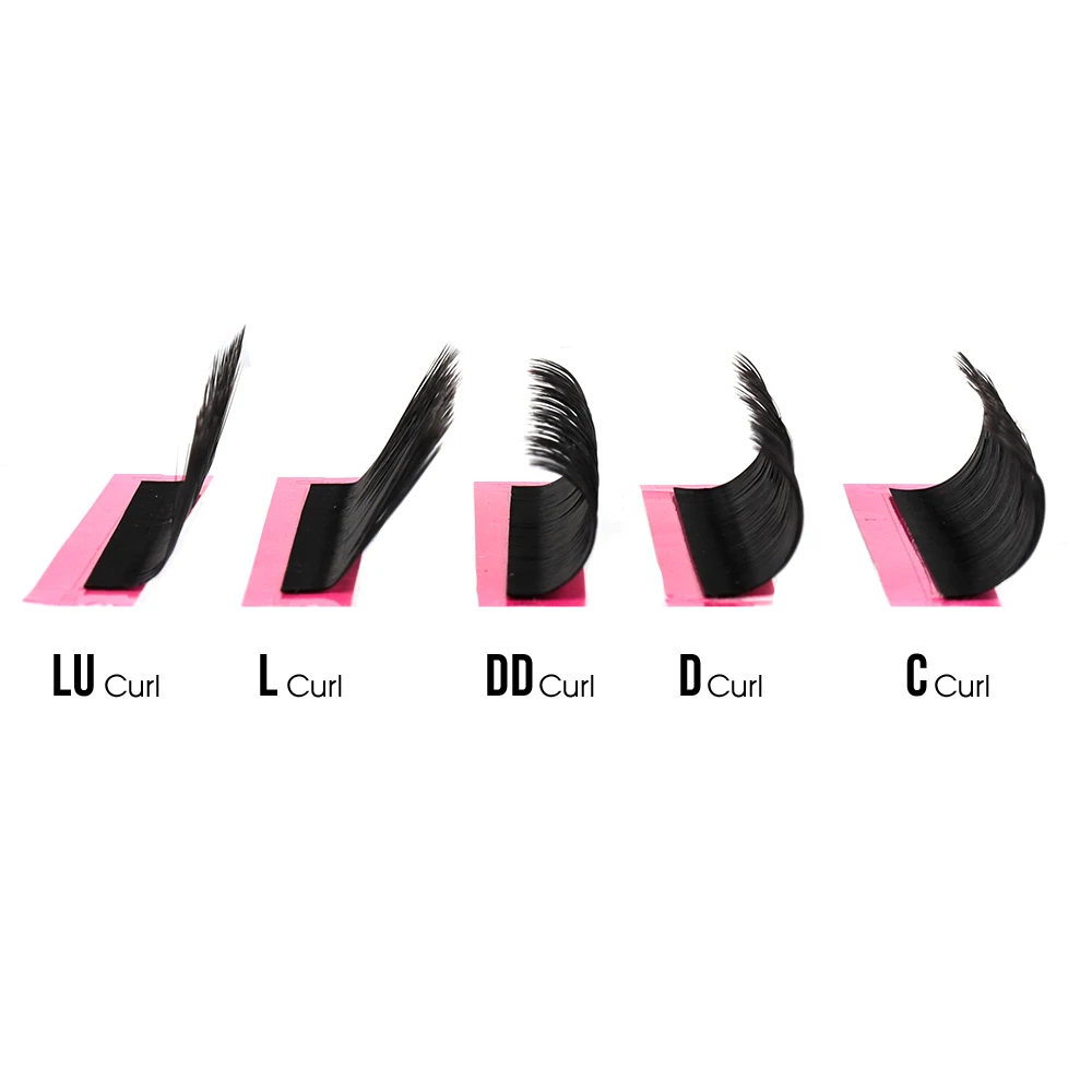 FADVAN YY 모양 프리메이드 볼륨 속눈썹, 여우 눈 속눈썹, 인조 밍크 속눈썹, 브라질 볼륨, 내추럴 소프트, 블랙, 다크 브라운